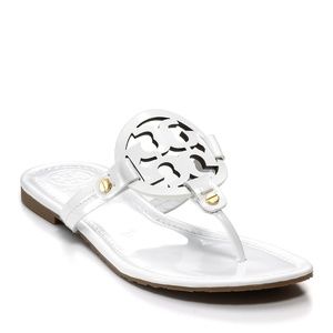 Tory Burch Miller Sandal White worn once sz 9.5